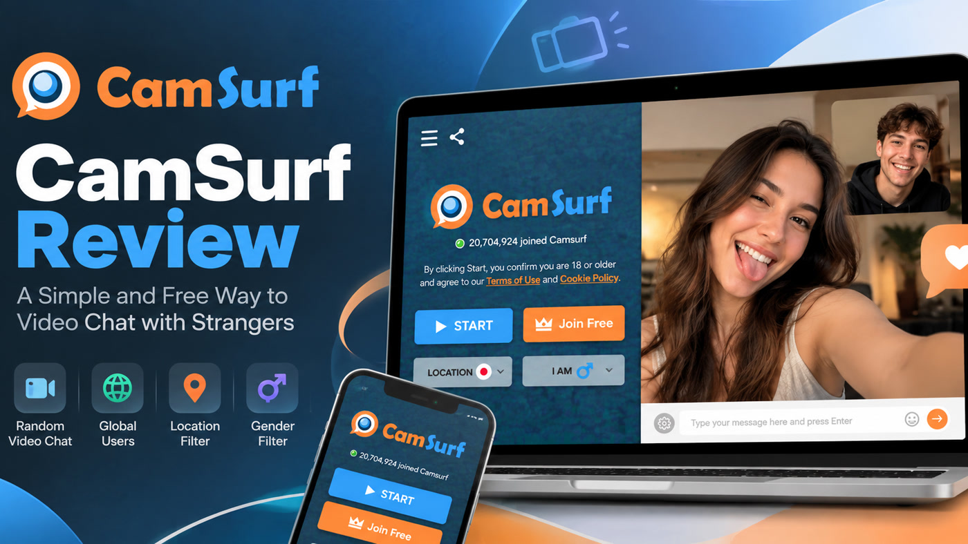 CamSurf Review cover for Kiss Video Chat blog