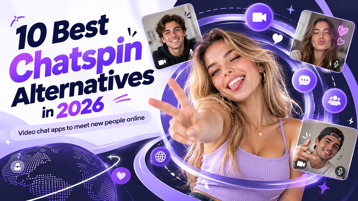 Live camera conversations representing Chatspin alternatives