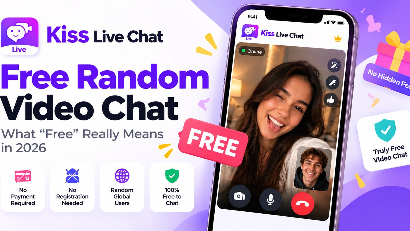 Free Random Video Chat Without the Hidden Friction cover for Kiss Video Chat blog