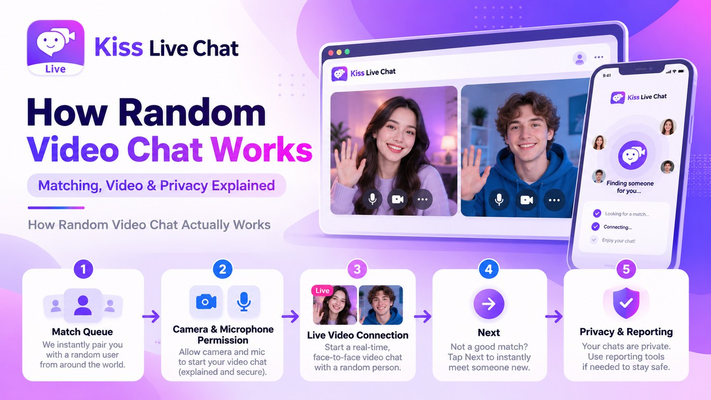 How Random Video Chat Actually Works