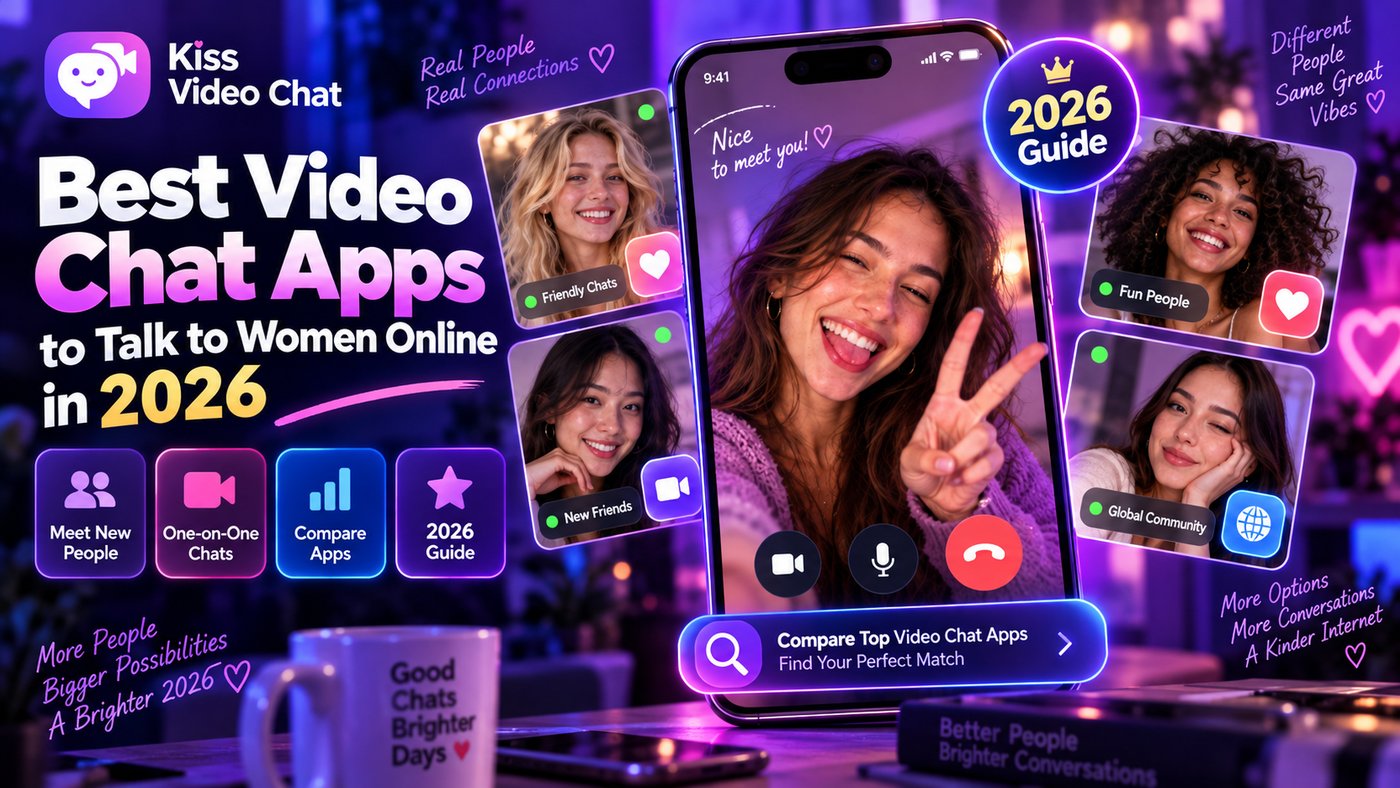 Best Video Chat Apps to Talk to Women Online in 2026 cover for Kiss Video Chat blog