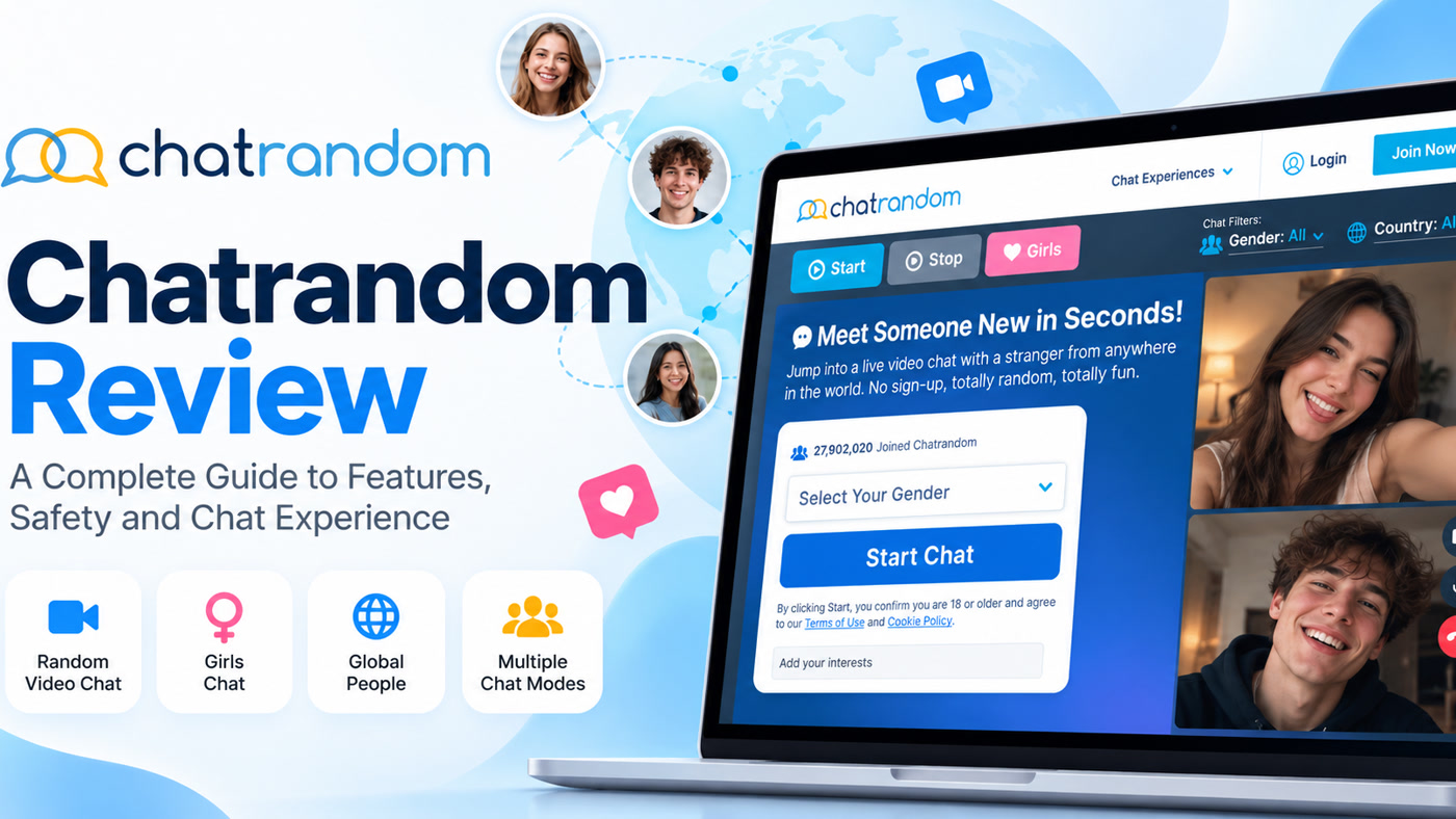 Chatrandom Review cover for Kiss Video Chat blog