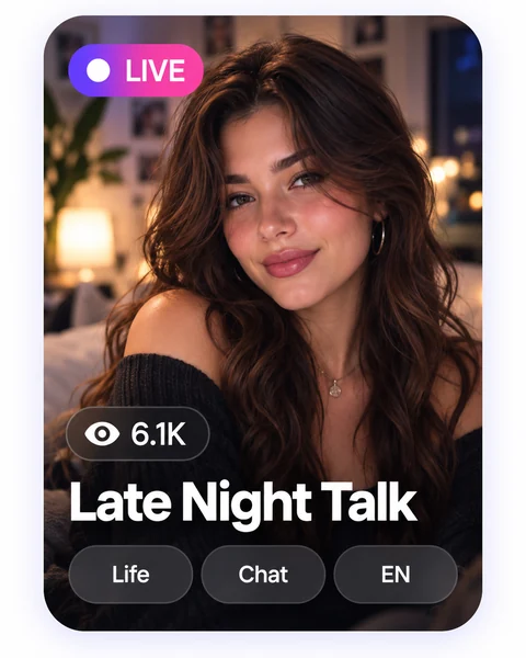 Late Night Talk live room