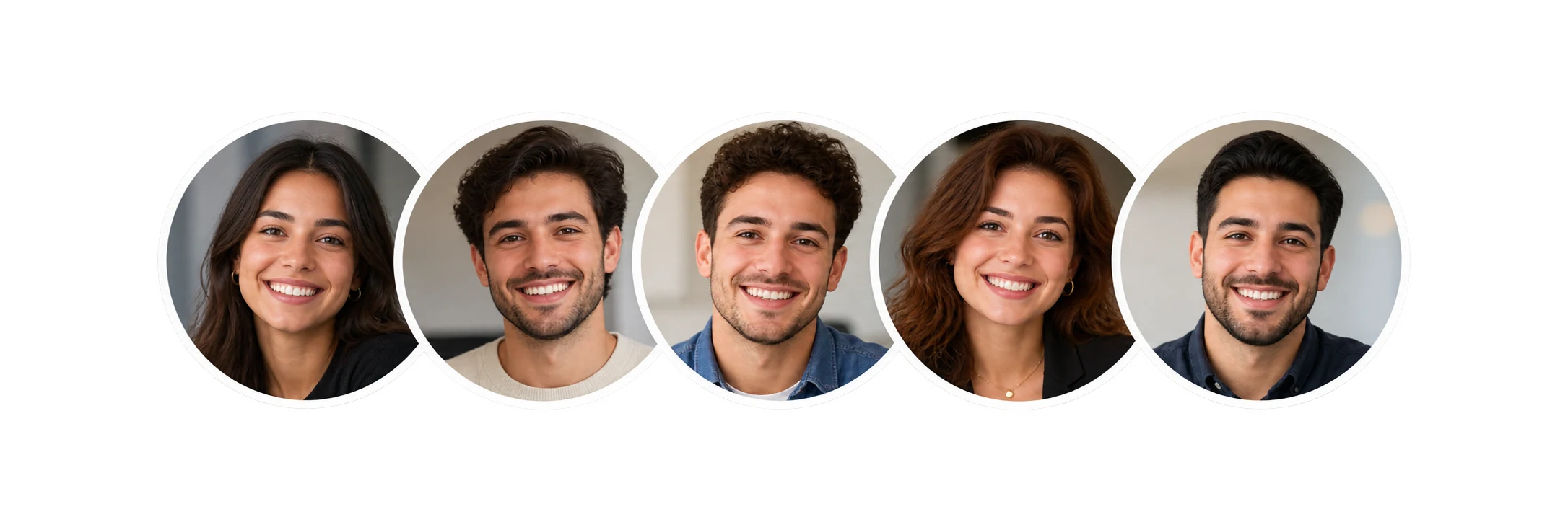 Kiss Video Chat topluluğundan beş kullanıcı
